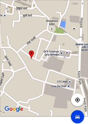 Nepal Kathmandu Energy Power Simones Map